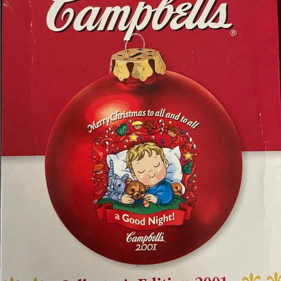 4 Vintages Campbell’s Ornaments 1989,1992,2001,2002 - Picture 3 of 10